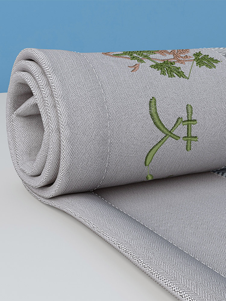 【合众精选】艾草驱蚊冰丝席三件套180×200cm ZY-BT1793