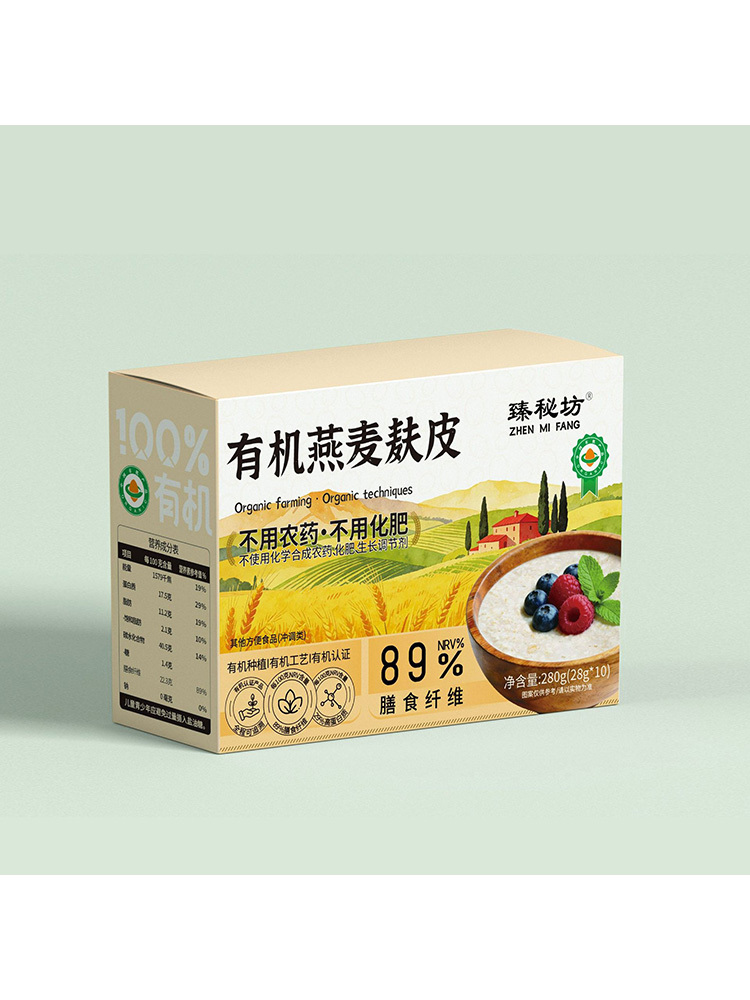 有机燕麦麸皮 280g*6盒