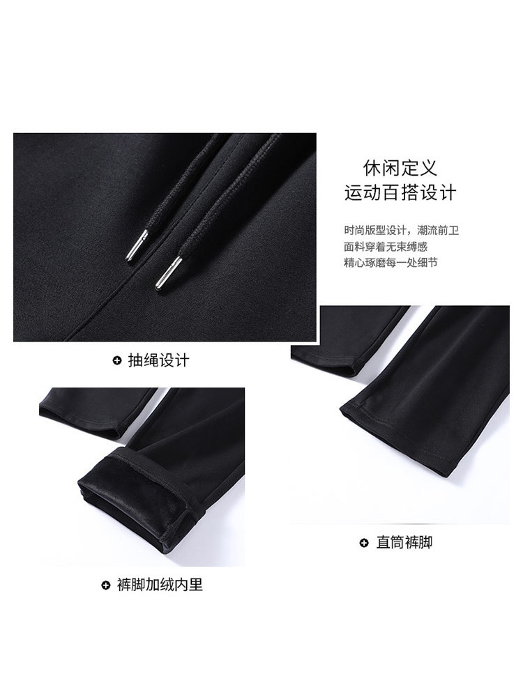 欧奈丝 男士高腰加绒休闲裤NSM5291126·浅灰色（平口）