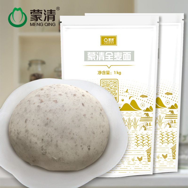 蒙清面粉类·全麦粉1kg*4