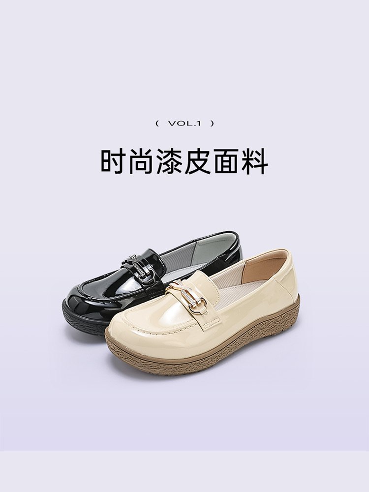 日本品牌pansy女士乐福鞋·黑色