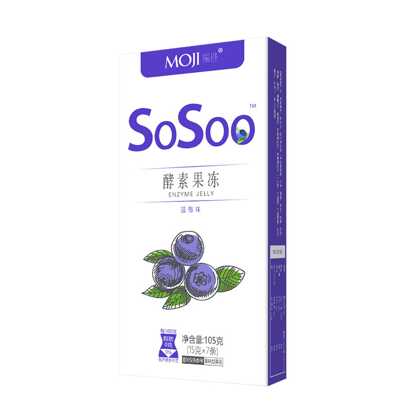 魔迹soso酵素果冻（蓝莓味）15g*7条/盒