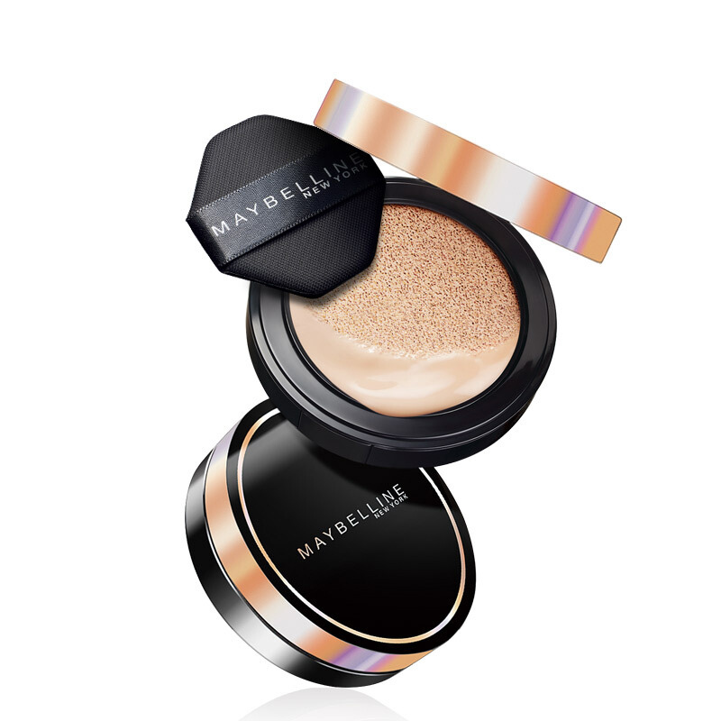 美宝莲超然无瑕轻垫霜 01亮肤色 14g 极光气垫