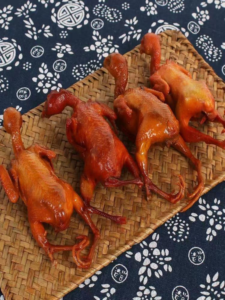 五香熟食鹌鹑 5只 下酒菜开袋五香香味真空即食 80克/只