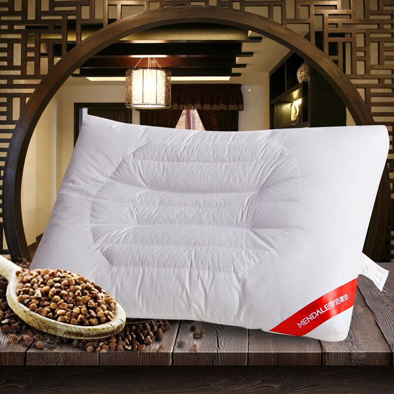 梦洁出品枕头植物养护荞麦枕·白色
