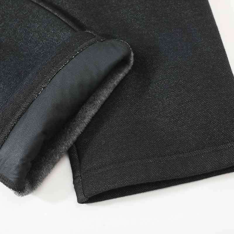 MONGRE 高腰弹力保暖羽绒裤·男款黑色-MK-1907