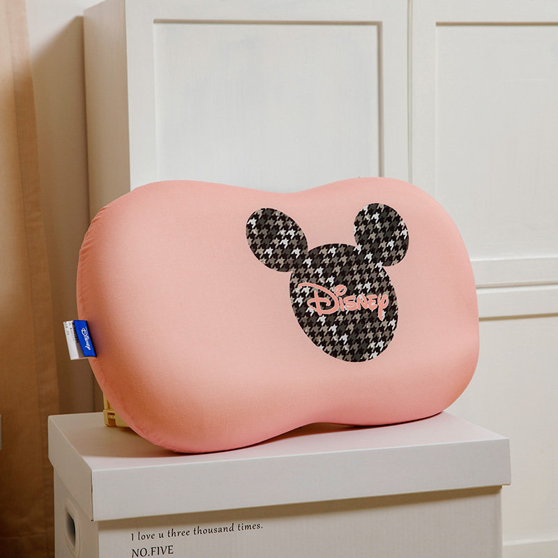 迪士尼正版联名款猫肚枕 太空记忆枕·粉色米奇