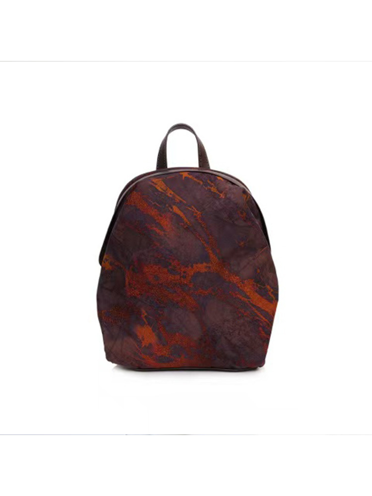 锦桑蚕丝香云纱双肩包J20250165·385号色