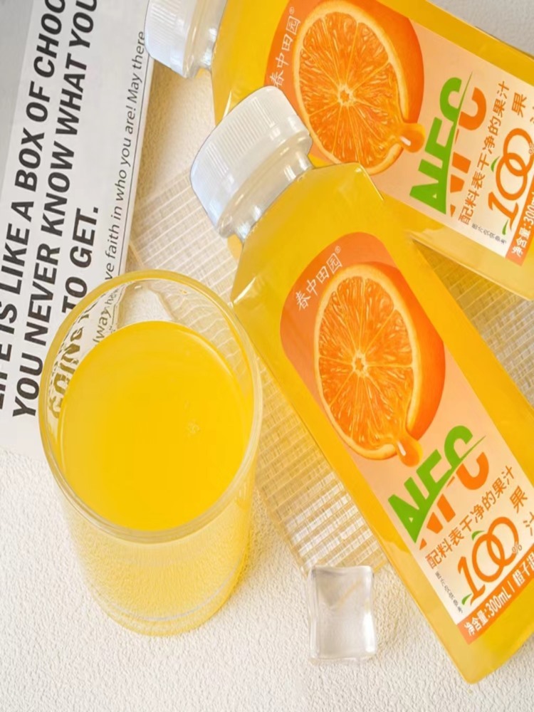 【夏日饮品】橙汁 300ml*8瓶  整箱装 维生素c果汁饮料