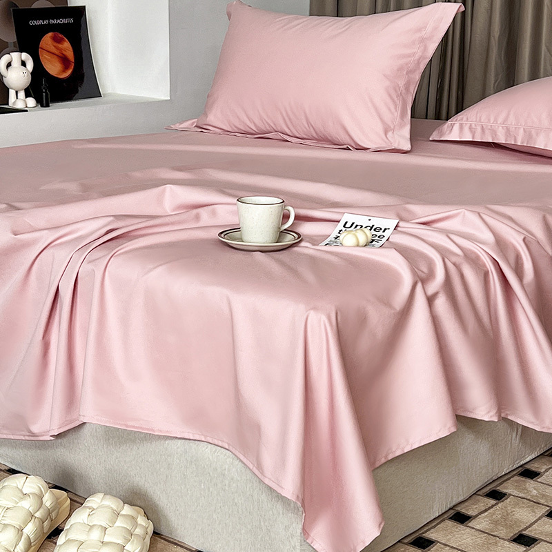 凯特之家正宗100S双股新疆长绒棉单品床单·裸粉色