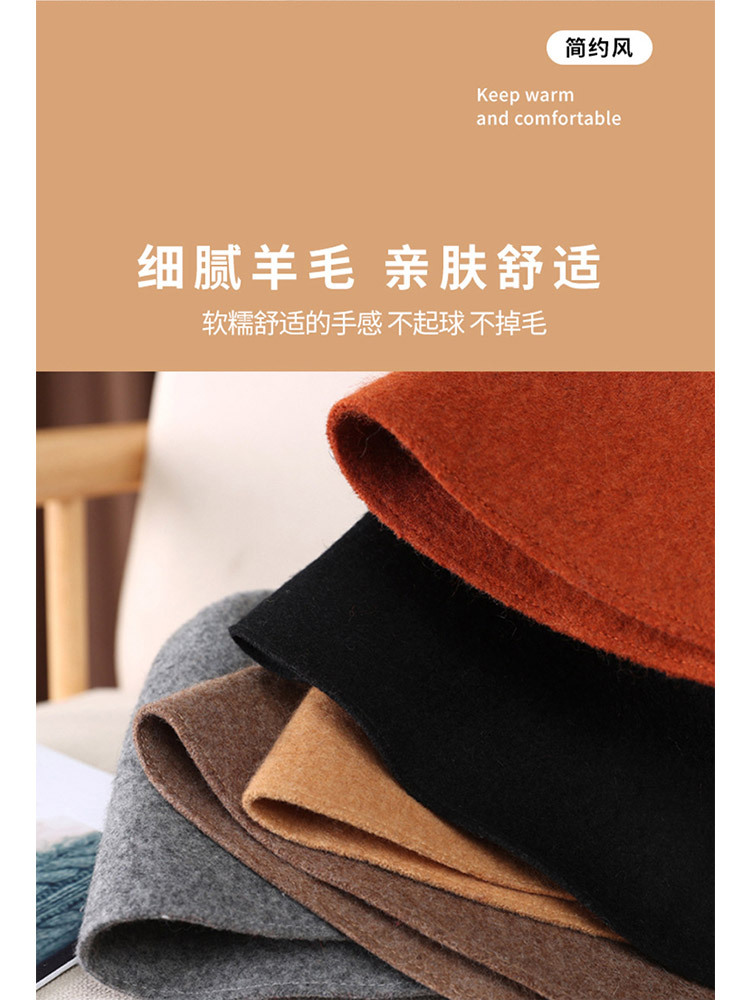 羊毛保暖时尚百搭减龄渔夫帽·原绒驼
