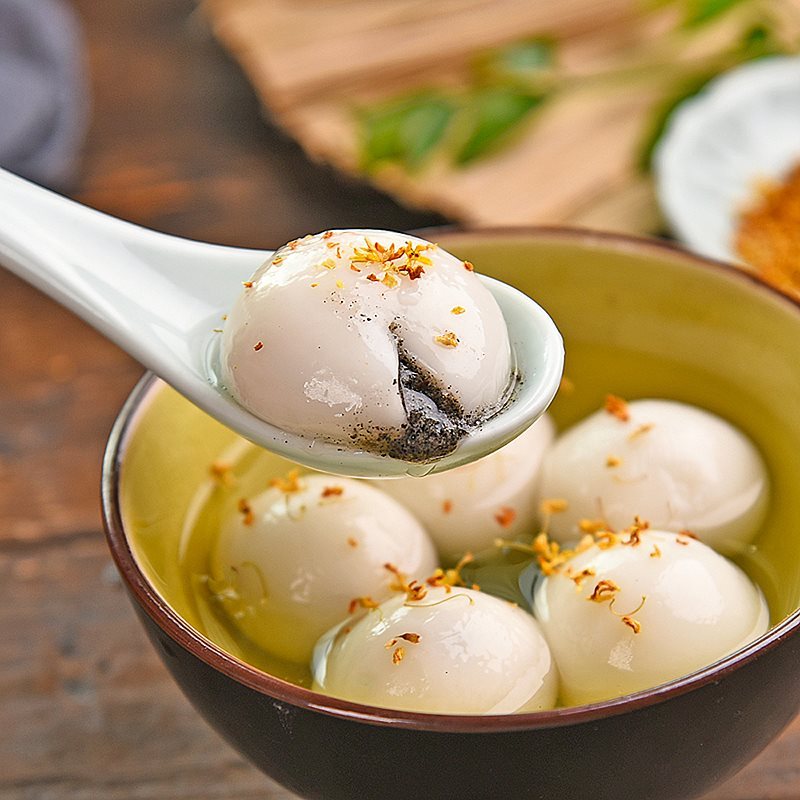 猪油黑芝麻宁波水磨大汤圆360克2盒36颗20克只