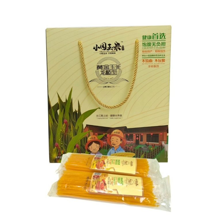 地标产品 黑龙江省巴彦县 小园玉米龙须面250g*7袋