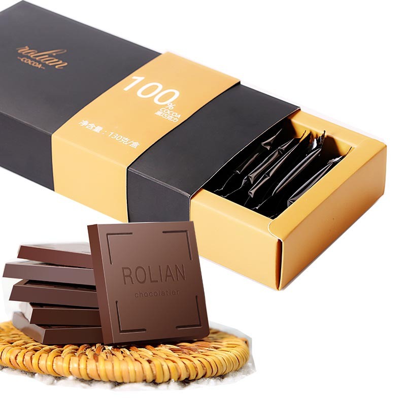 【新人专享】纯可可脂黑巧克力礼盒，零蔗糖26片/盒*6盒