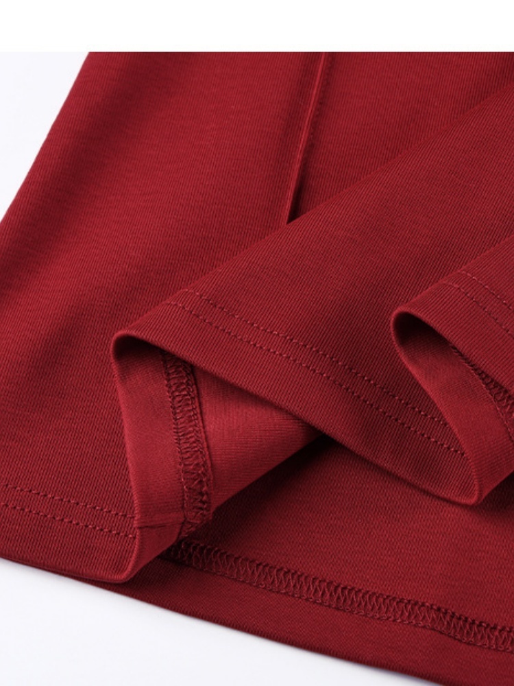 【92精梳棉】轩凌子吸睛拼接圆领T恤S82610034·奶杏色