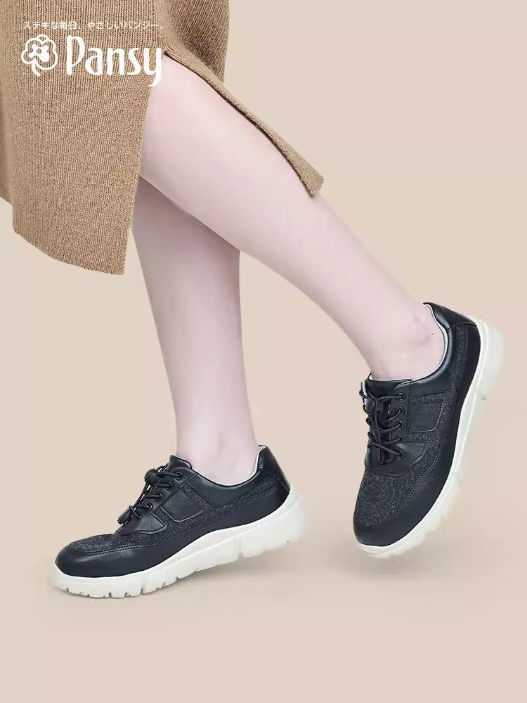 Pansy日本女鞋休闲运动鞋HD4063·驼色