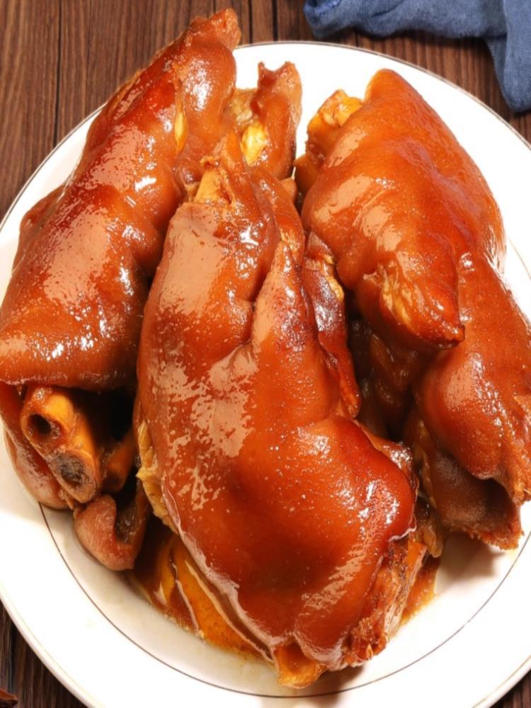 酱卤猪蹄 500g*3只 酱卤五香猪脚熟食开袋即食卤味真空包装