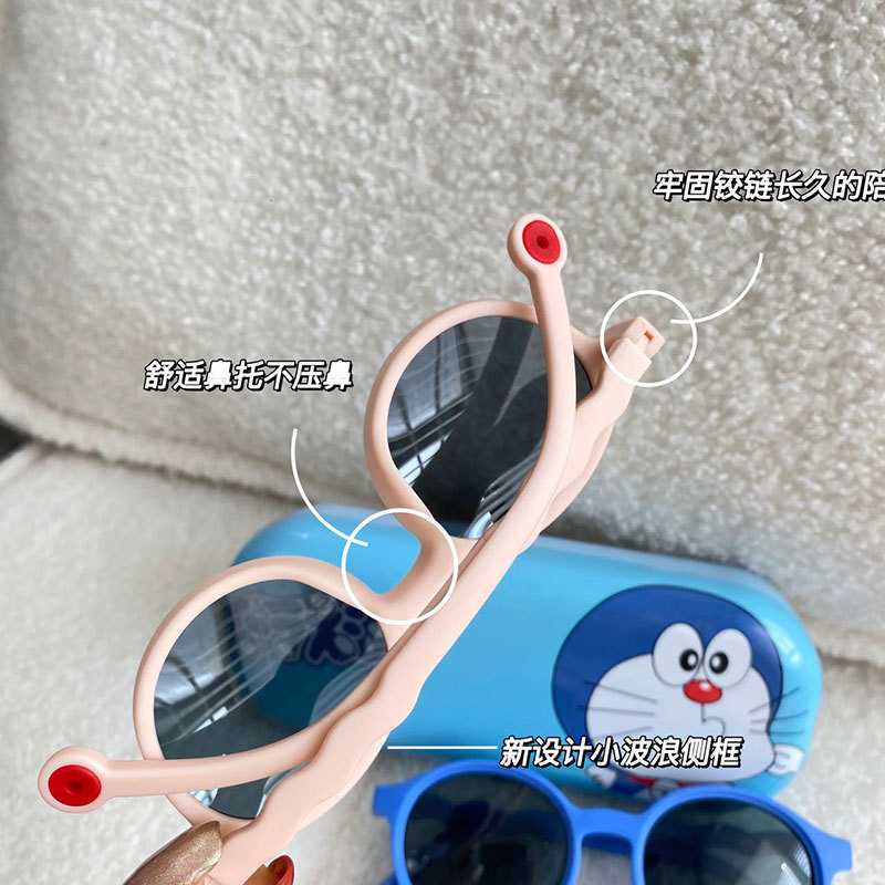 骊佳LJGOOD儿童高清太阳镜偏光墨镜中小童眼镜83009（3-10岁）·粉色