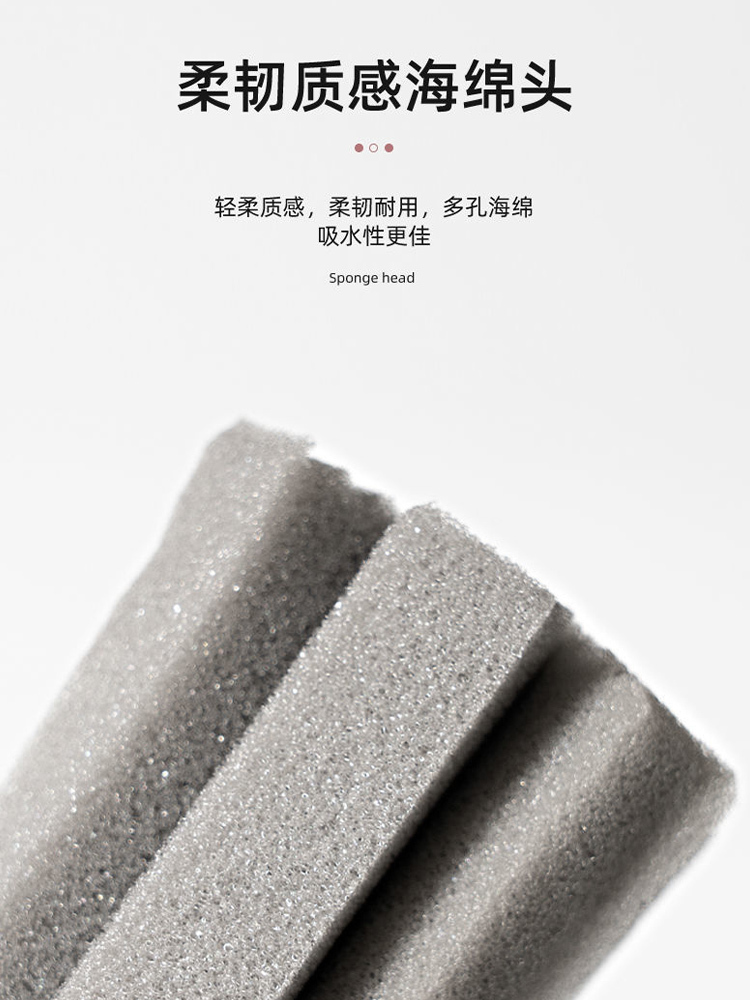 8个（4短+4长）长柄玻璃杯清洁刷长柄刷杯刷长瓶茶杯刷子洗杯子海绵刷