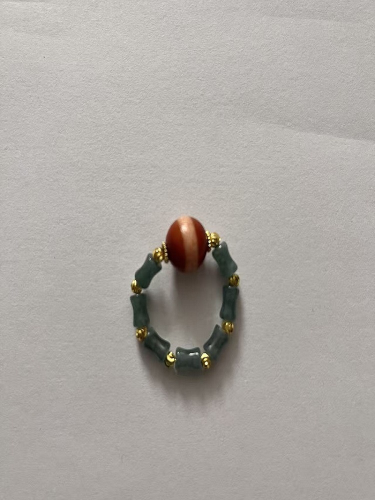 铂瑞嘉天珠戒指