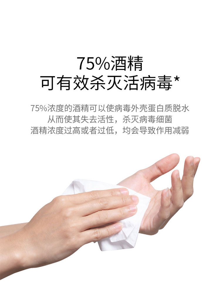 4桶碧C桶装酒精75杀/菌卫生消毒湿巾100抽/桶