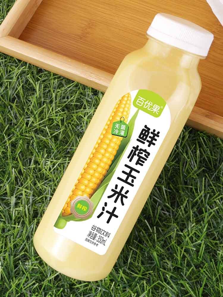 【16瓶装】鲜榨玉米汁350ml*16瓶 优选甜玉米 冷罐锁鲜 鲜爽清甜