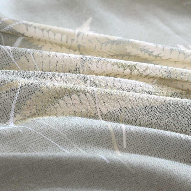 梦洁家纺60S四件套全棉纯棉被套床单简约床上用品·60s原生棉印花四件套：兰杜 1.8M（220×240）