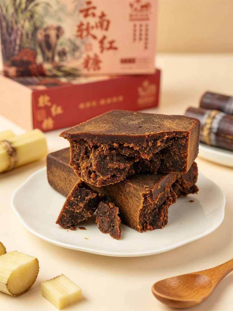 【到手2斤】云南-百年 古法工艺·软红糖 500g/盒