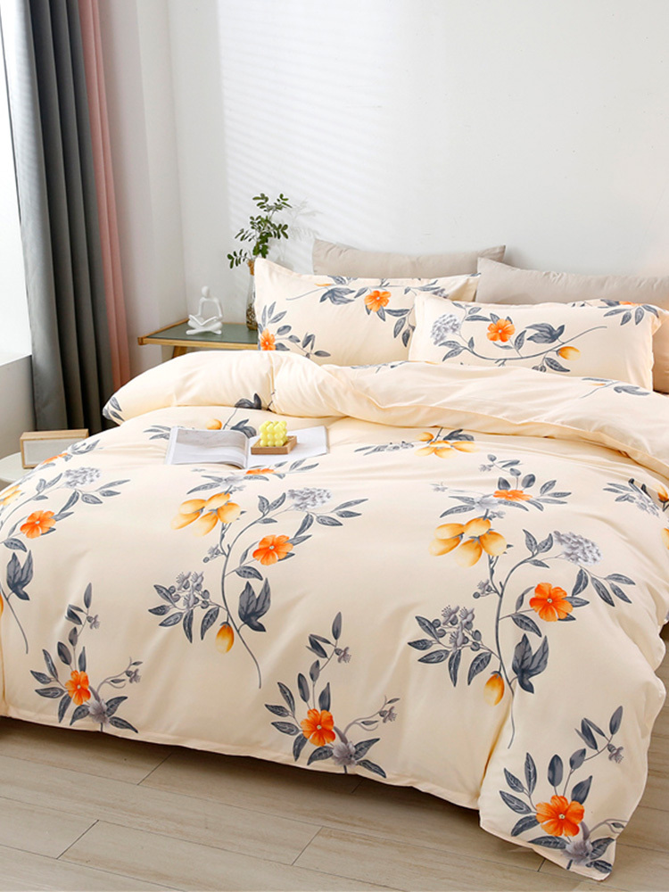 【合众精选】悠梦家居 洛可亲肤四件套200x230cm YJ-12002·蒂花之秀